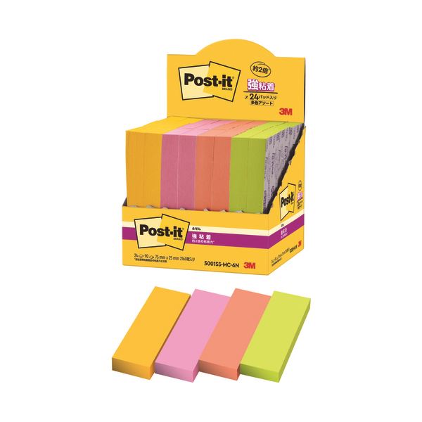 【まとめ】スリーエム ジャパン Post-it強粘着5001SS-MC-6N【×3セット】 超強力な粘着力 3つセットでお得にGET ポストイット5001SS-...