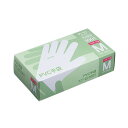 (まとめ) PVC手袋パウダー付き M 1箱(100枚) 【×5セット】 手袋の新定番、パウダー付きのPVC手袋Mサイズ100枚入り5セット 清潔で使いやすく、...
