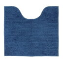 【2個セット】 ルックス トイレマット 55×60cm クールソリッド(ネイビー) 【2個セット】 ルックス トイレマット 55×60cm クールソリッド(ネイ...