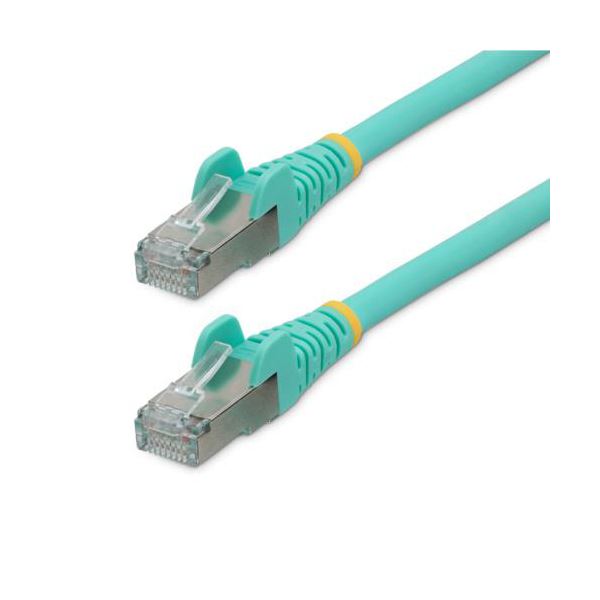 StarTech.com カテゴリー6A LANケーブル 配線 7.5m アクア NLAQ-750-CAT6A-PATCH 1本 高速通信に最適なLANケーブル 配線 水色の7.5mケーブル 1本でネットワーク接続を強化 カテゴリー6A規格で信頼性抜群のパフォーマンスを実現 NLAQ-750-CAT6A-PATCH、これこそ最高の選択