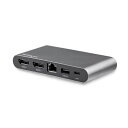 StarTech.com USB Type-C接続マルチアダプタ ブラック DK30C2DAGPD 1個 黒 USB Type-Cポートを持つデバイスを便利に活...