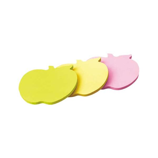 (まとめ)スリーエム ジャパン ポストイットシルエット リンゴSSS-APU(×5セット) リンゴ柄が可愛い 小さなサイズのポストイットシルエットが5セット入っ...