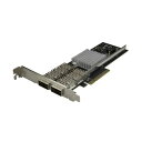 StarTech.com デュアルポートQSFP+サーバーNICカード PC パソコン I Express対応 PEX40GQSFDPI1個 高性能なデュアルポ...