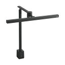 スワン電器LEDデスク (テーブル 机) ライト クランプ式 12W ブラック AS-755BK 1台 黒 クランプで簡単取り付け 明るさ12WのLEDデスク (テーブル 机) ライト、スタイリッシュなブラックカラーでお部屋をおしゃれに演出 使いやすさとデザイン性を兼ね備えた1台 黒