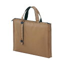 LIHIT LAB. キャリングバッグ(2ウェイタイプ) スタンダード B4 茶 A-7650-9-BR 自在に変えられる持ち手で便利な2WAYバッグ スタンダ...