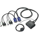 (ELECOM) パソコン PC 切替器/KVM-KUS ブラック 黒 オフィス 作業を効率化 パソコン PC 接続の便利アイテム ネットワーク対応の事務用品 ...