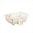 水切りラック/キッチン 台所 用品 【たて置きタイプ】 約445×320×155mm 箸立て付き 『ウォータースルーバスケット』 便利な水切りかご 食器洗いもラ...
