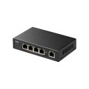 ギガビット対応PoEスイッチングハブ(5ポート) LAN-GIGAPOE52 高速通信に対応した5ポートのパワフルなPoEスイッチングハブ ネットワークを一新し...