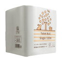 TANOSEEリサイクルトイレットペーパー(2倍巻) シングル 芯あり 120m 1セット(48ロール:8ロール×6パック) 無駄な交換を減らし、長く使える 持...
