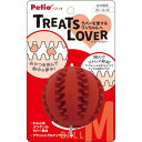 (まとめ)TREATS LOVER ボール M【×3セット】 (犬用玩具) 愛犬のための楽しい遊びボール ラバー素材で歯をケアしながらおやつを隠せる 知恵と遊び...