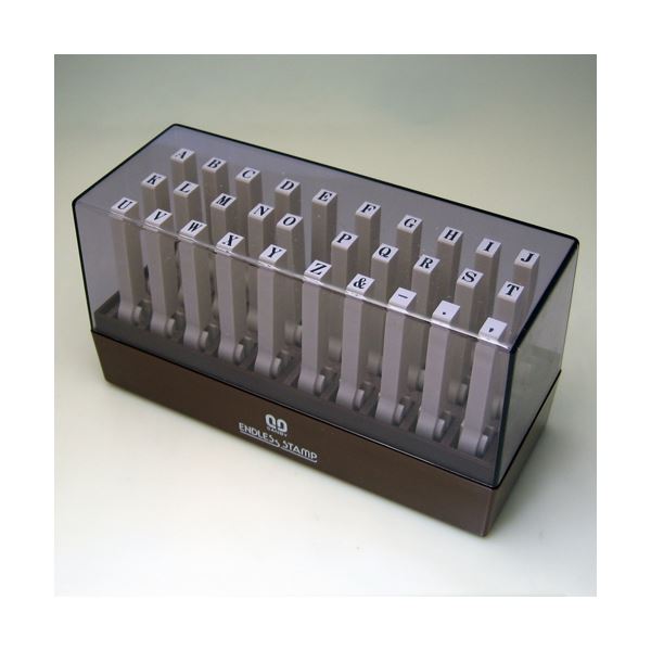 サンビー エンドレススタンプ EN-E4 明朝体 無限に使えるスタンプ EN-E4、美しい明朝体で文字を刻む あ..