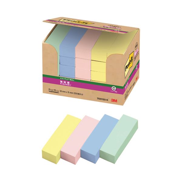 【まとめ】 スリーエム ジャパン Post-it強粘着見出50×15 7001SS-K 【×2セット】 強力な粘着力で使いやすい 見出しに最適な50×15サイズ...