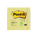 【20個セット】 3M Post-it ポストイット 再生紙 ノート イエロー 3M-654RP-YNX20 黄 エコフレンドリーな再生紙で作られた、使い捨ての...