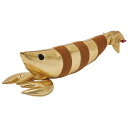 (まとめ)ペティオ けりぐるみ ゴールドエビ (猫用玩具) 【×2セット】 ネコの遊び心をくすぐる 楽しさ倍増 細長フォルムでキックしやすい ペティオの新感覚猫...