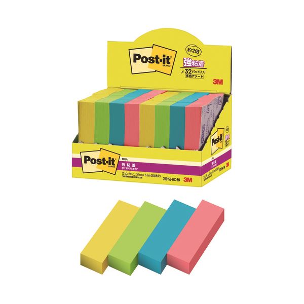 【まとめ】スリーエム ジャパン Post-it強粘着7001SS-MC-8N【×3セット】 強力な粘着力でズレない 書類整理やメモに最適なポストイット オフィス...