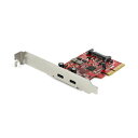 StarTech.com 2ポートUSB Type-C増設PC パソコン I Expressカード USB 3.1 Gen 2(10Gbps)準拠PEXUSB3...