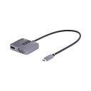 StarTech.com USBマルチポートハブ 122-USBC-HDMI-4K-VGA 1台 USB接続で4K HDMIとVGAを同時に利用可能なマルチポー...