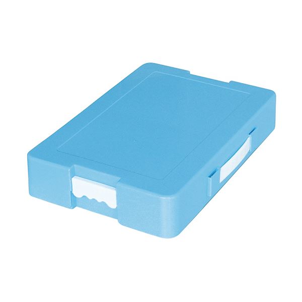 （まとめ）デビカ つながるパッチン おどうぐばこ手さげ付 ブルー 041440 1個【×10セット】 青 持ち運..