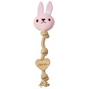 (まとめ)Natural Floss ウッディロープアニマル うさぎ【×3セット】 (犬用玩具) 3つの噛みごたえが楽しめるおもちゃ 自然なフロス効果で歯磨きも...