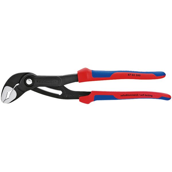 KNIPEX クニペックス コブラ ウォーターポンププライヤー コンフォート サイズ84×19×300mm パック入 8702-300SB KNIPEX クニペ...