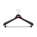 【5セット】 シンコーハンガー S&F ジャケット回転式45 ブラック MMT73285X5 黒 黒いジャケットを45度回転させることができる便利なハンガー、5...