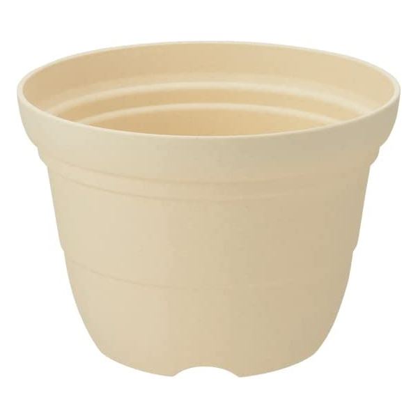【3個セット】 リッチェル ひよっこ ポット 6号 ベージュ 自然の輝きを引き立てる、美しい植物の住まい - 園芸愛好家に愛された、魅力的な植木鉢【3個セット】 リッチェルが贈る、初心者にもぴったりのひよっこポット6号 優雅なベージュが心地よい、丸く浅いデザイン 植物
