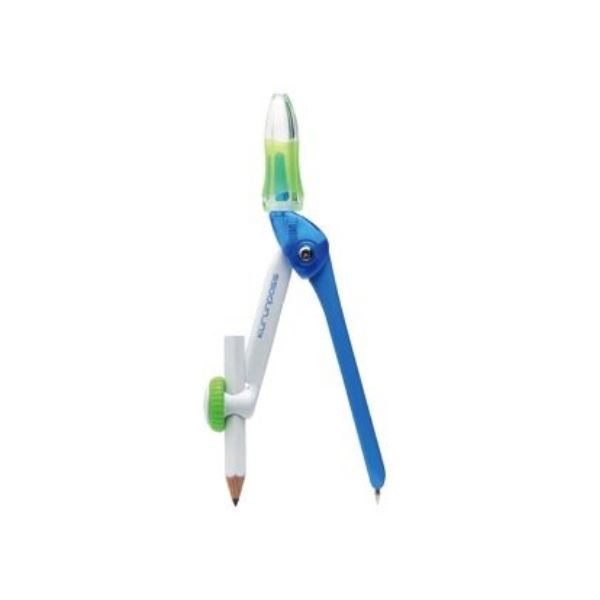 (まとめ) ソニック スーパーコンパス くるんパス鉛筆用 青 SK-767-B 1セット(5個) 【×5セット】 くるんパスの定番モデル、ソニックが贈る新たな進...