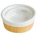 (まとめ)necoco 食べやすい 木目調 陶器食器 ウエットフード向き【×3セット】 (犬猫用品/食器) ナチュラルな雰囲気が漂う、おしゃれなインテリアにマッ...
