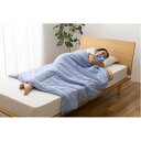 ブランケット 寝具 セミダブル 約160×200cm ブルー 洗える ウォッシャブル mofua 雲につつまれるような やわらかケット FJ ベッドルーム 青 ...