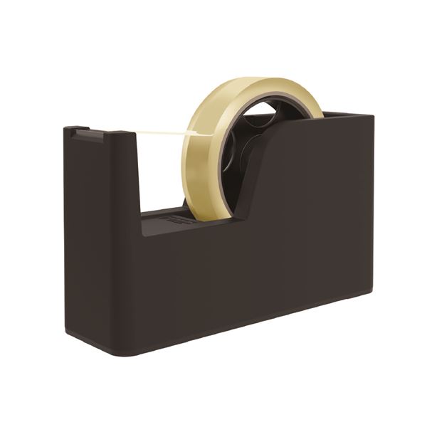 テープカッター台 [SACRE] NTC-SC01BK ブラック 黒 軽やかな力で簡単にカット テープをスムーズに切る..