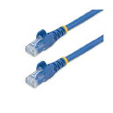 StarTech.com カテゴリ6 LANケーブル 配線 RJ45モールドコネクタ 1m ブルー N6PATC1MBL 1本 青 高速通信に最適なLANケーブ...