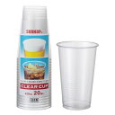 【5個セット】 サンナップ クリアーカップ 420ml 20個入 C4020Z 【5個セット】 サンナップ クリアーカップ 420ml 20個入 C4020Z