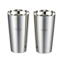 燕研磨ファクトリー ステンレスダブルタンブラー320ml 2P 22503510 鏡面仕上げのステンレス製ダブルウォールタンブラー320ml 2個セット 保温・...