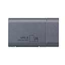 Digio2 USB Type-C カードリーダー/ライター UHS-II対応 CRW-C3SD91GY グレー 高速データ転送可能なUSB Type-Cカードリーダー/ライター UHS-II規格対応でスムーズなデータ処理 シックなグレーのデザインで使いやすく、スタイリッシュ デジオ2 USB Type-C カードリーダー/ラ