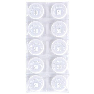 (まとめ)ミツヤ カラーマグネット MR-50 白 50mm 10個【×5セット】 色彩を纏い、書き綴りを彩る 仕事に彩りを添えるマグネットセット ミツヤのカラ...