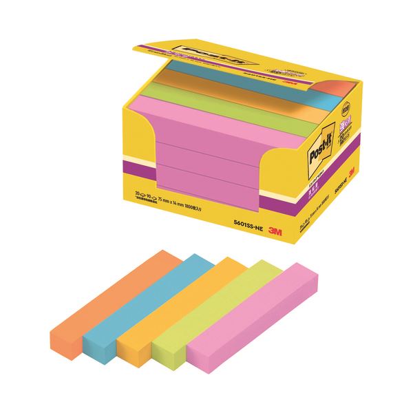 【まとめ】 スリーエム ジャパン Post-it強粘着ネオン5601SS-NE 【×2セット】 ネオンカラーで目を引く 強力な粘着力で貼り付け安心 安全 2セッ...