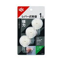 【5セット】 レック レバー式吸盤ツールフック ミニ 3個入 H00474X5 吸盤で簡単取り付け 小さなレバー式フック3個セット ミニサイズで使いやすい 整理...