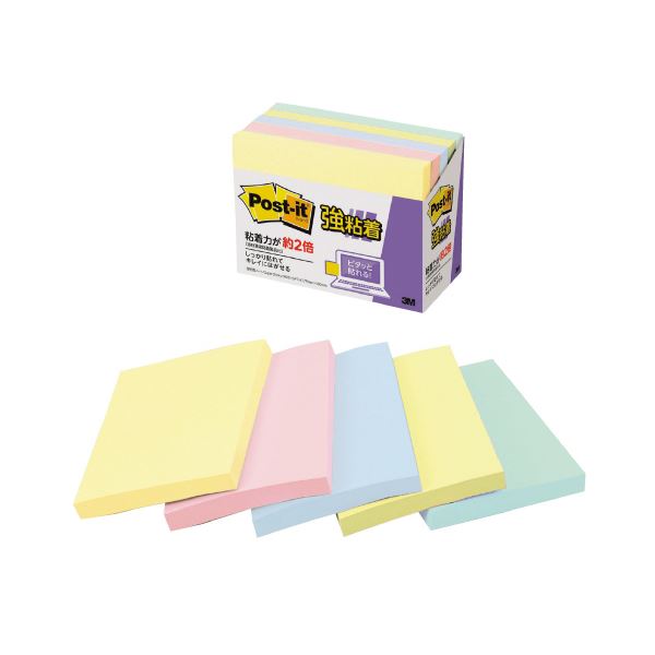 【まとめ】 スリーエム ジャパン Post-it強粘着657-5SSAP 【×2セット】 強力な粘着力で便利な付箋 2セットでお得にGET