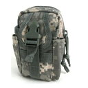 多機能 MOLLE バッグ 対応 防水布使用 ポーチ ACU レプリカ アメリカ軍 米軍 US軍 ミリタリーバッグ ミリタリーグッズ 鞄 アウトドアの冒険心を刺...