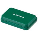 (まとめ)シヤチハタ スタンプ台 HGN-2-G 中形 緑【×5セット】 印章をスタイリッシュに押せる 仕事も効率アップ お得なセットで業務をサポート (まとめ...