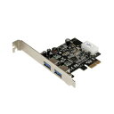 StarTech.com 2ポートUSB PCI Expressインターフェースカード PEXUSB3S25 1個 StarTech.com 2ポートUSB P...