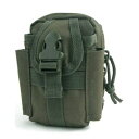 多機能 MOLLE バッグ 対応 防水布使用 ポーチ オリーブ アメリカ軍 米軍 US軍 ミリタリーバッグ ミリタリーグッズ 鞄 アウトドアの冒険心を刺激する ...