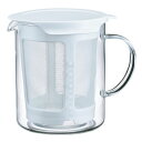 HARIO だしポット 600ml ホワイト DP-600-W 白 キッチンの魔法使い 驚異の600mlだしポットが、あなたの電子レンジで活躍 美しいホワイトカラーで、お料理の幅を広げる新たなパートナーに 簡単操作で本格だしを手軽に おいしさと便利さを兼ね備えた、あなたの味方がここに誕(3)