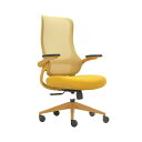 ネットフォース Aurora Design(オーロラデザイン)チェア 肘付 イエロー 黄色 ARD-1-TW-YE 1脚 組立式 黄 ネットフォース Auror...