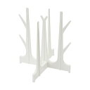 (まとめ) マーナ ボトル水切りスタンド ホワイトK695W 1個 【×10セット】 白 乾燥が苦手な水筒やランチ小物も、スッキリ快適に乾く 驚きの効果を持つマ...