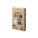(まとめ)ジョインテックス ゴミ袋 LDD 白半透明 70L 100枚 N115J-70【×4セット】 清潔な空間を演出する大容量 大型 70Lの透明ゴミ袋10...