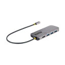 StarTech.com マルチポートアダプター 127B-USBC-MULTIPORT 1個 USB-C接続のマルチポートアダプター、1つで複数のポートを利用...