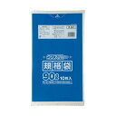 (まとめ) ジャパックス規格ポリ袋 青透明 90L F-91 1パック(10枚) 【×10セット】 透明な大容量 大型 ポリ袋が10枚×10セット 整理 収納 ...