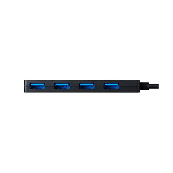 エレコム USB Type-C 4ポートUSB5Gbpsハブ 15cm ブラック U3HC-H040BK 黒 エレコム USB Type-C 4ポートUSB5Gbpsハブ 15cm ブラック U3HC-H040BK 黒