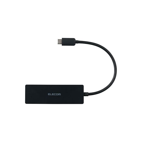 エレコム USB Type-C 4ポートUSB5Gbpsハブ 15cm ブラック U3HC-H040BK 黒 エレコム USB Type-C 4ポートUSB5Gbpsハブ 15cm ブラック U3HC-H040BK 黒